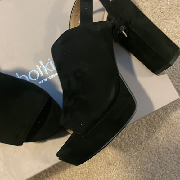 NWT Botkier Suede Black Heels(Jolene) - Picture 5 of 6
